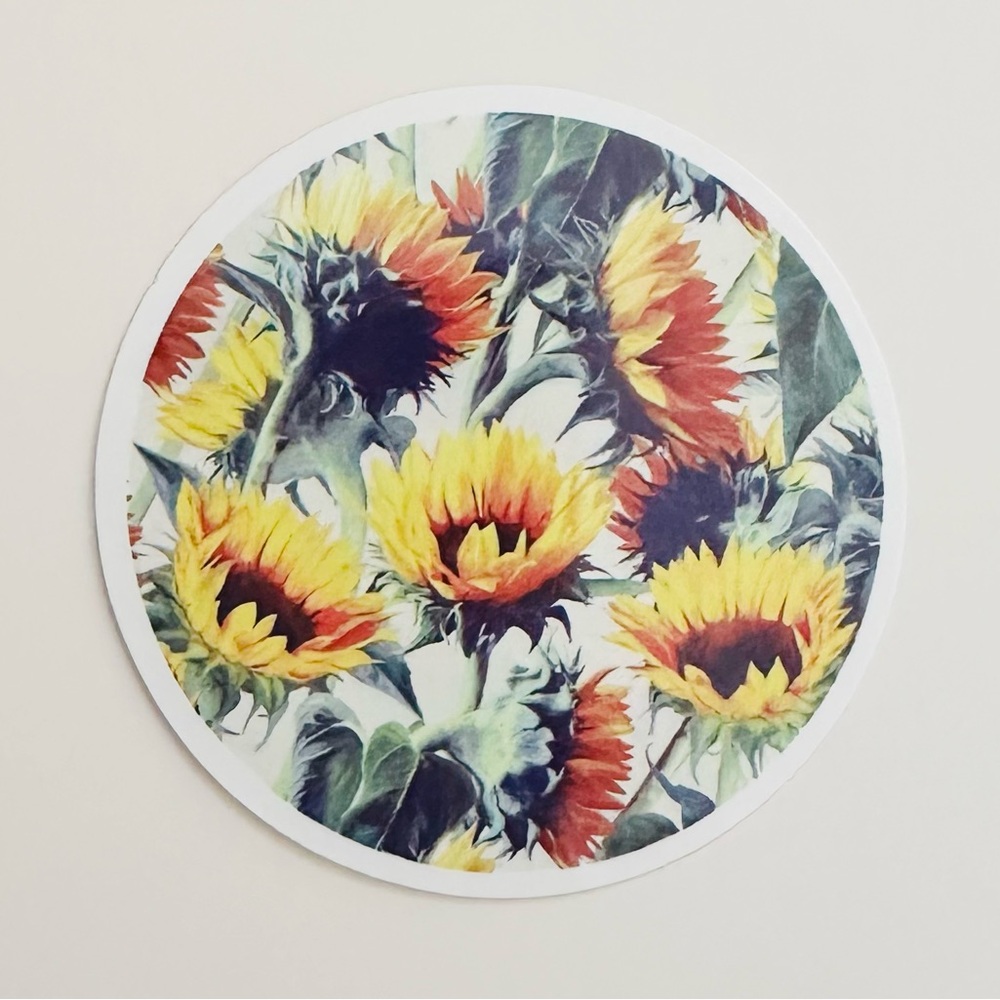 10/$10 Sunflowers Sticker